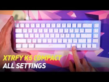 Xtrfy K5 RGB Transparent white, UA (K5-RGB-CPT-TPWHITE-R-UKR) Xtrfy K5 RGB Transparent white, UA (K5-RGB-CPT-TPWHITE-R-UKR) | Фото 17