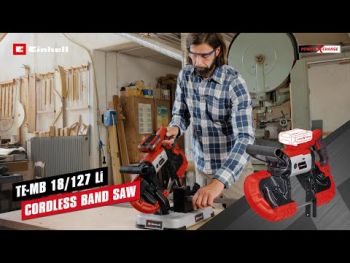 Пила стрічкова акумуляторна EINHELL TE-MB 18/127 Li, 18В (без АКБ та ЗП), (4504216) Пила стрічкова акумуляторна EINHELL TE-MB 18/127 Li, 18В (без АКБ та ЗП), (4504216) | Фото 5