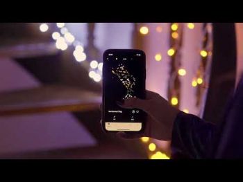 Гірлянда Twinkly Cluster AWW 400, BT+WiFi, Gen II, КАБЕЛЬ IP44 чорний (TWC400GOP-BEU) (ПУ) | Фото 15