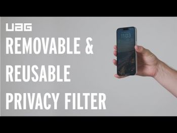 Захисна плівка анти-шпигун UAG для Apple iPhone 16 Pro, Removable Privacy, Glass - Tint (14436811NA) Захисна плівка анти-шпигун UAG для Apple iPhone 16 Pro, Removable Privacy, Glass - Tint (14436811NA) | Фото 9