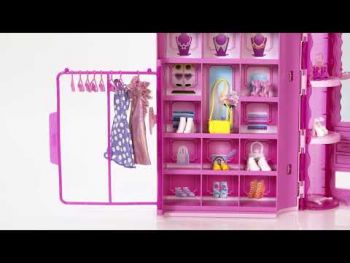 Стильна гардеробна Barbie з лялькою (HXD58) | Фото 8