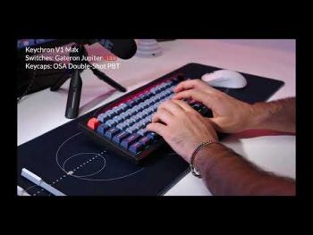 Клавіатура KEYCHRON V1 Max 81Key, Gateron Jupiter Red, WL/BT/USB-A, QMK, Hot-swap, EN/UKR, RGB, Blac (V1MD1_KEYCHRON ) Купить клавиатуру Клавіатура KEYCHRON V1 Max 81Key, Gateron Jupiter Red, WL/BT/USB-A, QMK, Hot-swap, EN/UKR, RGB, Blac (V1MD1_KEYCHRON ) | Фото 8