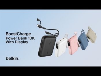 Портативний акумулятор BELKIN 10000mAh, 20W USB-C Black (BPB027HQBK) Портативний акумулятор BELKIN 10000mAh, 20W USB-C Black (BPB027HQBK) | Фото 2