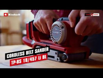 Шліфмашина стрічкова акумуляторна EINHELL TP-BS 18/457 Li 18В (без АКБ та ЗП) (4466270) | Фото 5