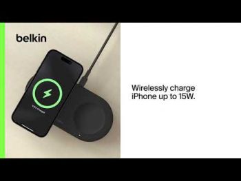 Бездротовий зарядний пристрій BELKIN 2в1 15Вт Pad Qi2 White (WIZ021VFWH) Бездротовий зарядний пристрій BELKIN 2в1 15Вт Pad Qi2 White (WIZ021VFWH) | Фото 12
