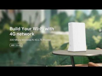 Маршрутизатор MERCUSYS MB110-4G N300 (MB110-4G) | Фото 5