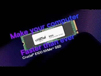 SSD накопичувач CRUCIAL G4 M.2 NVME 1TB E100 (CT1000E100SSD8) Купить SSD накопитель SSD накопичувач CRUCIAL G4 M.2 NVME 1TB E100 (CT1000E100SSD8) | Фото 2
