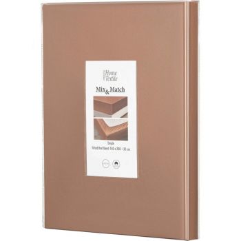 Простирадло на резинці ARDESTO Mix&Match, 160х200+30см, 100% бавовна, сатин, шоколад (ART1620FSH) | Фото 7