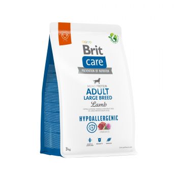 Корм для великих порід Brit Care Dog Hypoallergenic Adult Large Breed гіпоалергенний з ягням 3 кг (8595602559084) | Фото 1