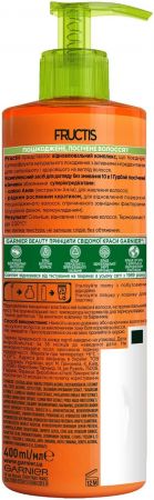 Garnier Fructis Комплексний догляд Гудбай посічені кінчики 400 мл (3600542230735) | Фото 2