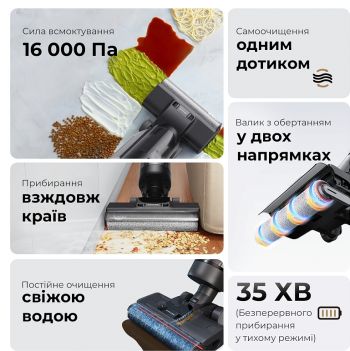 Миючий пилосос Dreame Wet&Dry Vacuum Cleaner G10 PRO (HHR20A) Купить пылесос Миючий пилосос Dreame Wet&Dry Vacuum Cleaner G10 PRO (HHR20A) | Фото 2