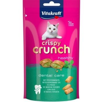 Vitakraft Crispy Crunch подушечки для зубів з м'ятою, 60 г (4008239288134) | Фото 1