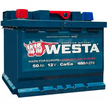 Автомобільний акумулятор Westa 6CT-50 А (1) (4822023501489) | Фото 1
