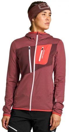 Фліс жіночий Ortovox FLEECE GRID HOODY W mountain rose XS (025.001.1151) | Фото 6