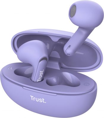 Навушники TWS TRUST Yavi Earphones Purple (25299_TRUST) | Фото 3