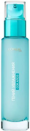 Аква-флюїд L'Oréal Paris Skin Expert Геній Зволоження для нормальної та сухої шкіри з алое 70мл Аква-флюїд L'Oréal Paris Skin Expert Геній Зволоження для нормальної та сухої шкіри з алое 70мл | Фото 3