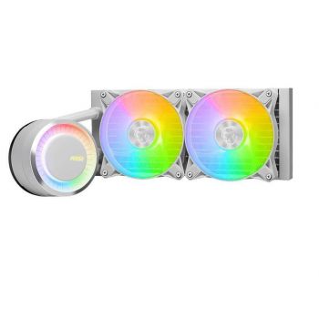 Купить систему охлаждения Процесорний кулер MSI MULTI SOCKET MAG CORELIQUID E240 WHITE (MAG CORELIQUID E240 WHITE) | Фото 1