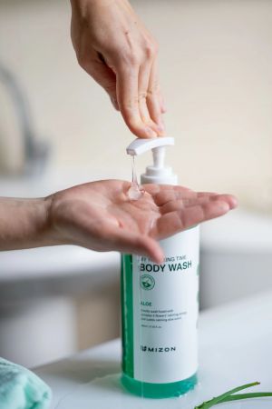 Гель для душу Mizon My Relaxing Time Aloe, 800 мл (8809132968927) | Фото 2