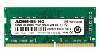Пам'ять для ноутбука Transcend DDR4-2666 16GB SO-DIMM (JM2666HSE-16G) | Фото 1