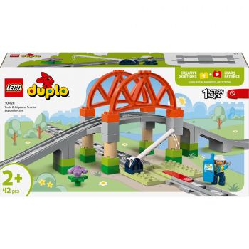 Купить конструктор Конструктор LEGO DUPLO Додатковий набір. Залізничний тунель і колії (10425) | Фото 1