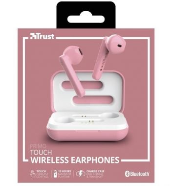 Навушники TRUST Primo Touch True Wireless Mic Pink (23782_TRUST) | Фото 9