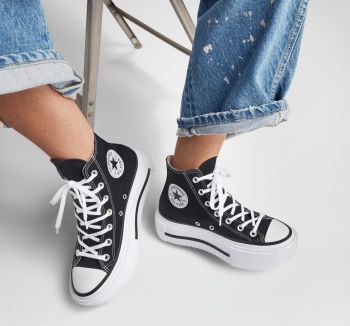 Кеди жіночі CONVERSE Chuck Taylor All Star Lift Double Stack A12975C 39 (6 US) чорні (194435561745) Кеди жіночі CONVERSE Chuck Taylor All Star Lift Double Stack A12975C 39 (6 US) чорні (194435561745) | Фото 2