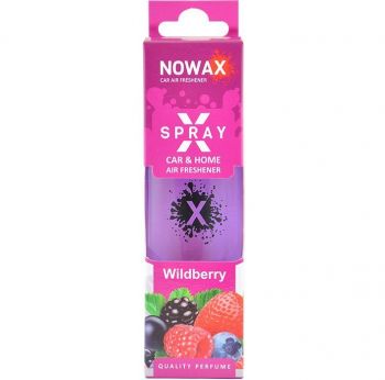 Ароматизатор повітря Nowax із розпилювачем X Spray – Wildberry 50мл. (NX07604) | Фото 1