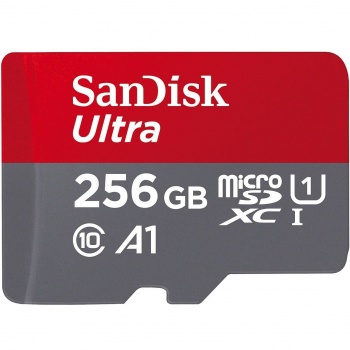 Карта пам'яті SANDISK microSD  256GB C10 UHS-I R150MB/s Ultra (SDSQUAC-256G-GN6MN) | Фото 1