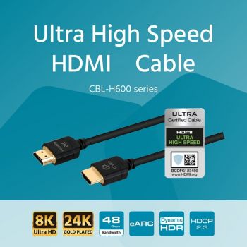 2E HDMI Cypress Premium 8K, 3M, 30AWG (CBL-H600-030) | Фото 3