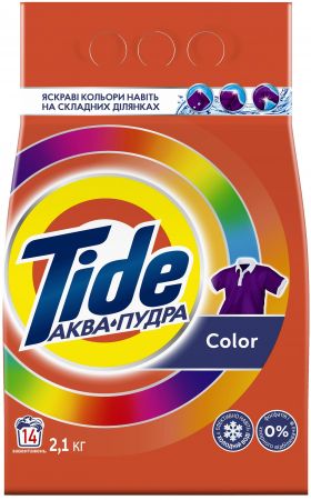 Пральний порошок TIDE Аква-Пудра Колір Автомат 2.1кг (8006540534274) | Фото 2