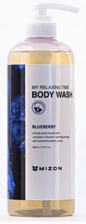 Гель для душу Mizon My Relaxing Time Blueberry, 800 мл (8809132968941) Гель для душу Mizon My Relaxing Time Blueberry, 800 мл (8809132968941) | Фото 6