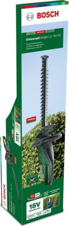 Кущоріз акумуляторний BOSCH UniversalHedgeCut 18V-50 18В АКБ 1х2.5Агод (0.600.849.K01) | Фото 4