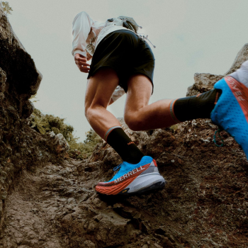 Кросівки чоловічі Merrell Agility Peak 5 Melon/Clay 43 помаранчевий/жовтий (036.0611) | Фото 10