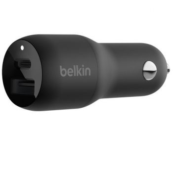 BELKIN Car Charger 37W PD PPS Dual Black (CCB004BTBK) | Фото 1