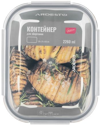 ARDESTO Gemini 2260 мл, прямокутний (AR1222RC) ARDESTO Gemini 2260 мл, прямокутний (AR1222RC) | Фото 6