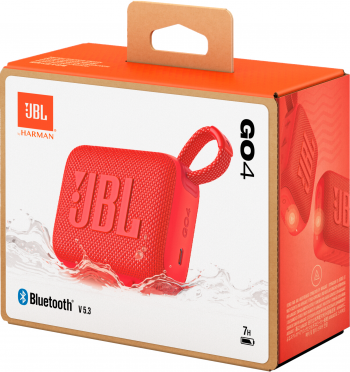Портативна акустика JBL GO 4 Red (JBLGO4RED) Портативна акустика JBL GO 4 Red (JBLGO4RED) | Фото 3