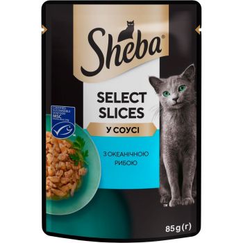 Sheba з океанічною рибою в соусі 85 г (4770608257187) | Фото 1