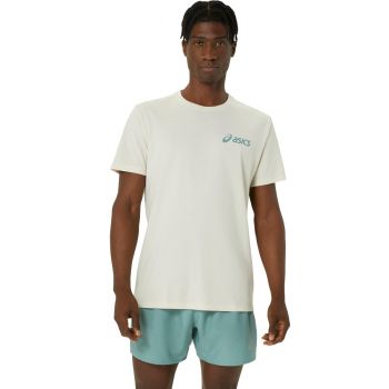 Футболка для бігу Asics ( 2031E659 ) ASICS CHEST LOGO SS TEE 2024 BIRCH/CELADON L біла | Фото 7