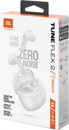 Навушники JBL Tune Flex 2 White (JBLTFLEX2WHT) Навушники JBL Tune Flex 2 White (JBLTFLEX2WHT) | Фото 8