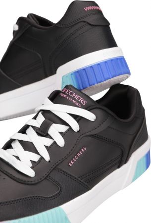 Кеди низькі підліткові для дівчаток Skechers Jade 310890L BKMT 32 (1 US) чорний (KK3819-10) | Фото 8