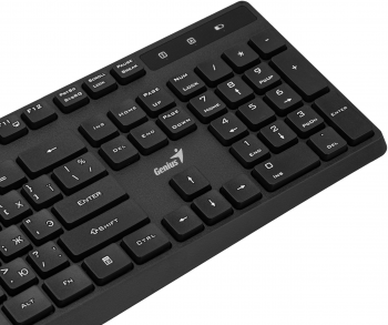 Клавіатура GENIUS KB-7200, 104key, WL, EN/UKR, Black (31320002406) Клавіатура GENIUS KB-7200, 104key, WL, EN/UKR, Black (31320002406) | Фото 3
