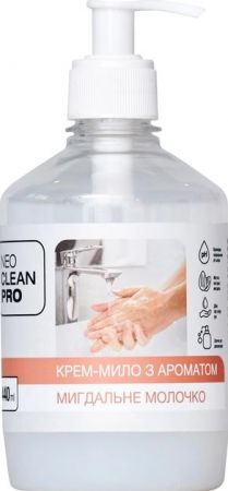 Купить мыло Biossot NeoCleanPro Мигдальне молочко з дозатором 440 мл (4820255110226) | Фото 1