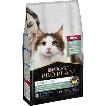 Сухий корм для кішок старше 7 років Purina Pro Plan LiveClear Sterilised з індичкою, 1.4 кг (7613287232731) | Фото 1