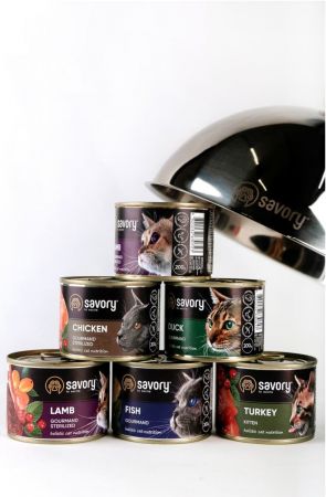 Вологий корм для кошенят Savory Cat Can Kitten індичка 200 г (4820232630686) Вологий корм для кошенят Savory Cat Can Kitten індичка 200 г (4820232630686) | Фото 6