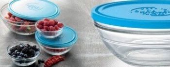 DURALEX Lys Carre кругл. с синей крышкой 23 см, 2400 мл (9068AM06) | Фото 2