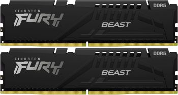 Пам'ять для ПК KINGSTON DDR5-5200 32GB KIT (16GBx2) FURY Beast Black (KF552C40BBK2-32) Купить оперативную память Пам'ять для ПК KINGSTON DDR5-5200 32GB KIT (16GBx2) FURY Beast Black (KF552C40BBK2-32) | Фото 4