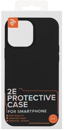 2Е для iPhone 13 Pro Max Liquid Silicone Black (2E-IPH-13PRM-OCLS-BK) | Фото 2