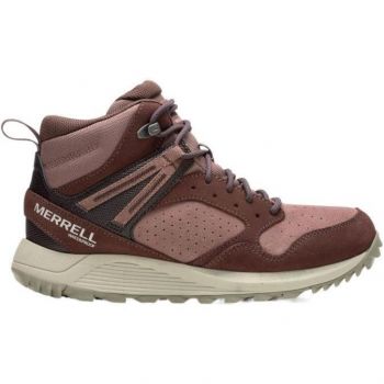 Черевики жіночі Merrell Wildwood Mid Ltr Wp 40 бордові/коричневі (036.1535) | Фото 1