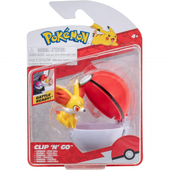Купить игровой набор Ігровий набір Pokemon W14 – Феннекін у покеболі (Ігрова фігурка, Покебол) (PKW3132) | Фото 1