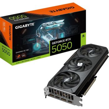 Відеокарта GIGABYTE GeForce RTX 5050 8GB GDDR6 GAMING OC (GV-N5050GAMING_OC-8GD) Купить видеокарту Відеокарта GIGABYTE GeForce RTX 5050 8GB GDDR6 GAMING OC (GV-N5050GAMING_OC-8GD) | Фото 1